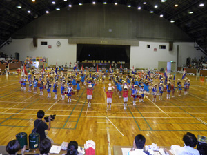 マーチング人文字　　第50回記念運動会